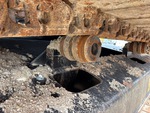 Undercarriage with Right Carrier Rollers