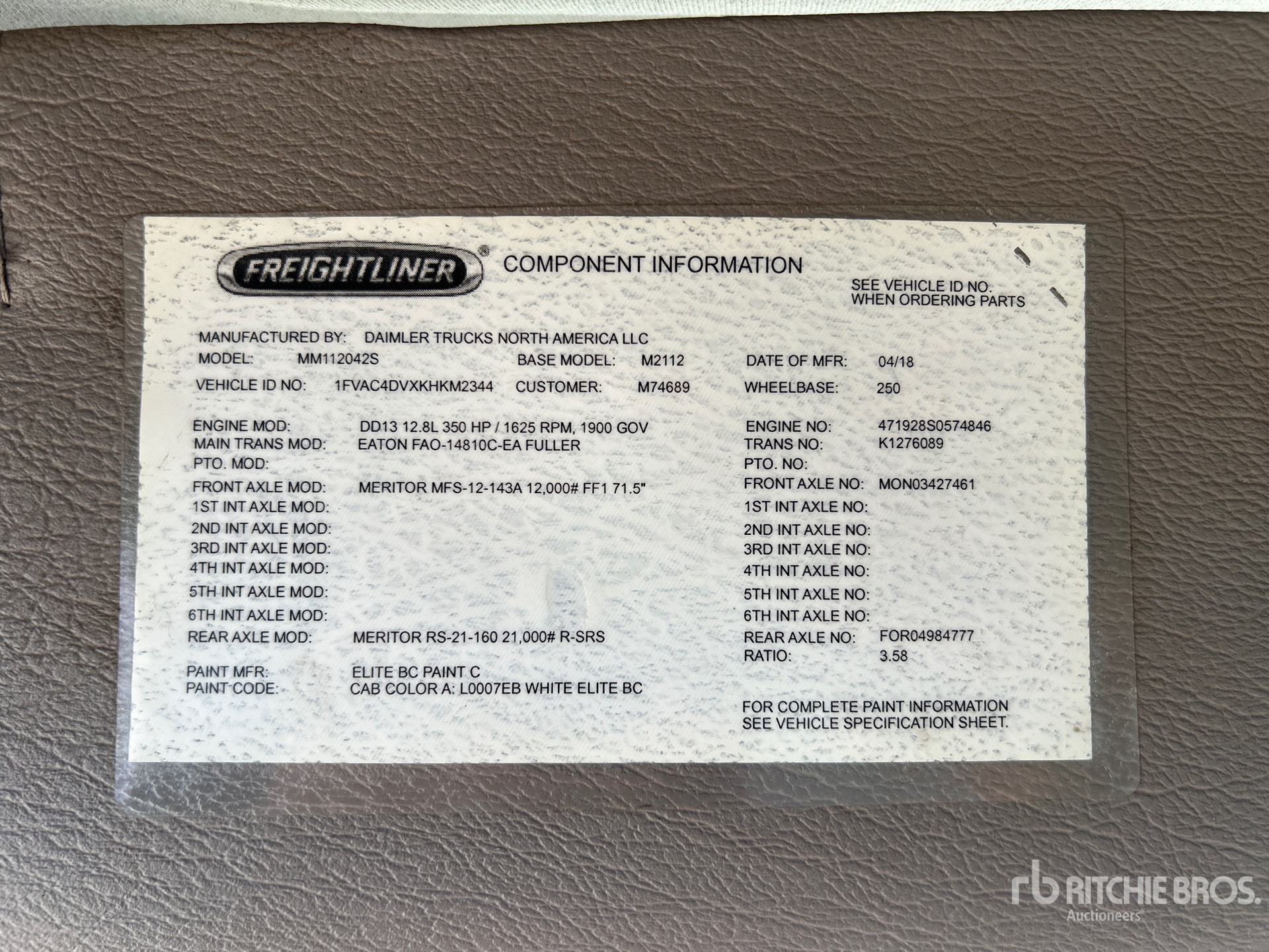 2019 Freightliner M2 112