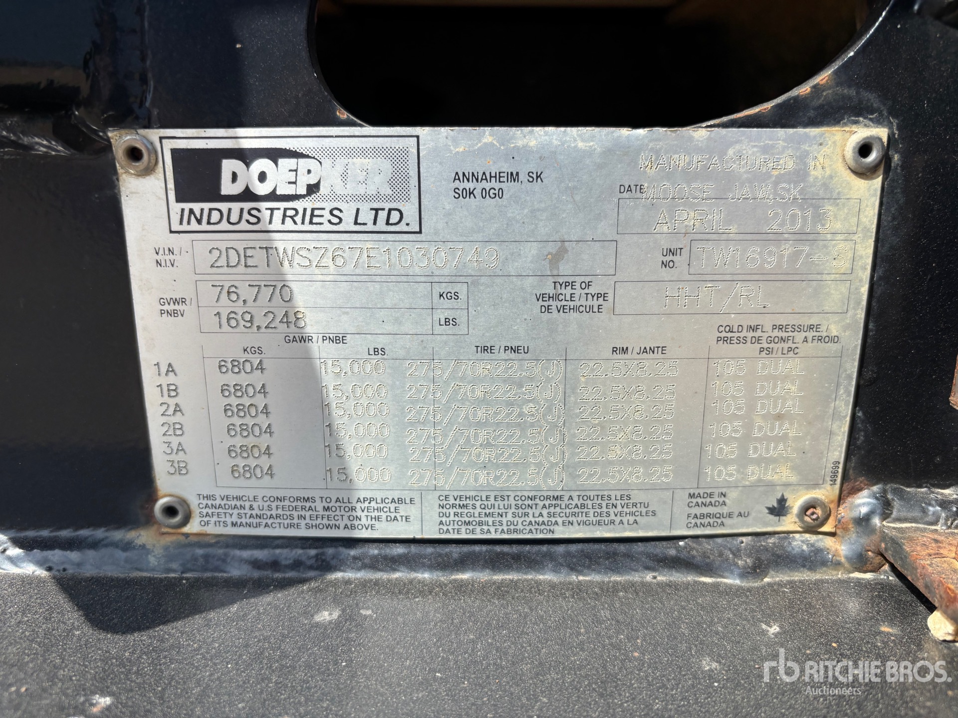 2014 Doepker 65 FT 24-WHEEL
