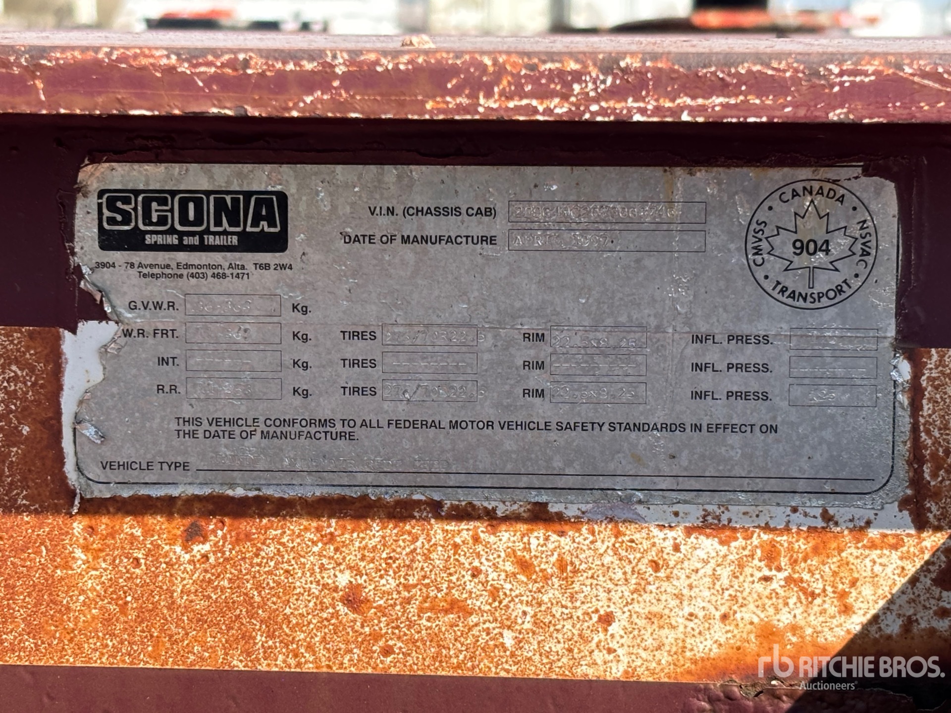 1997 Scona T/A