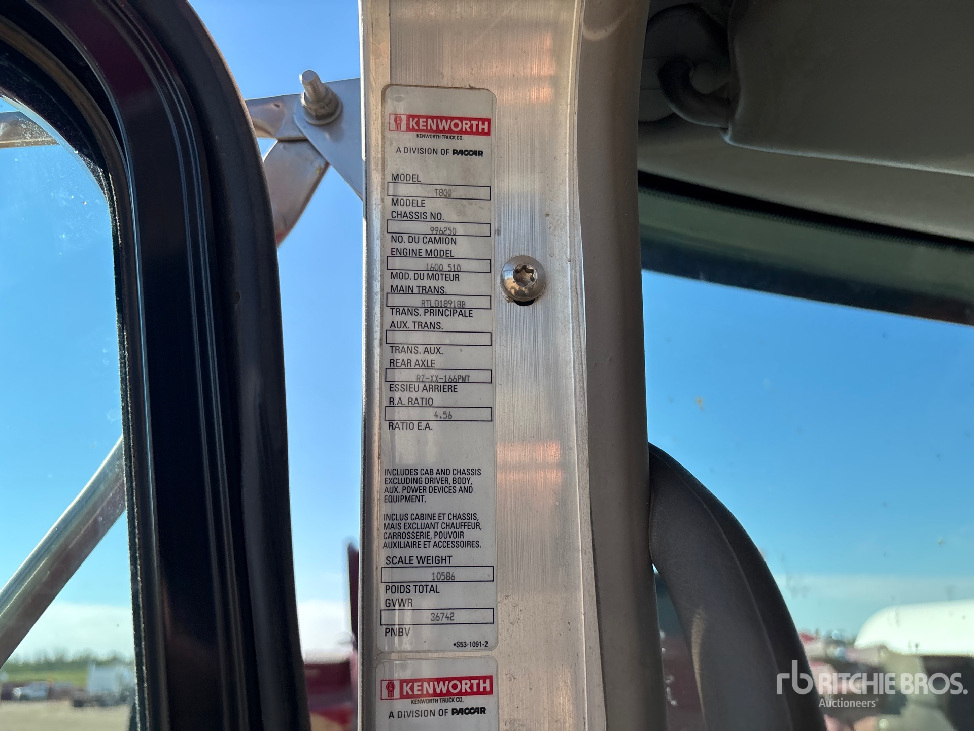 2018 Kenworth T800