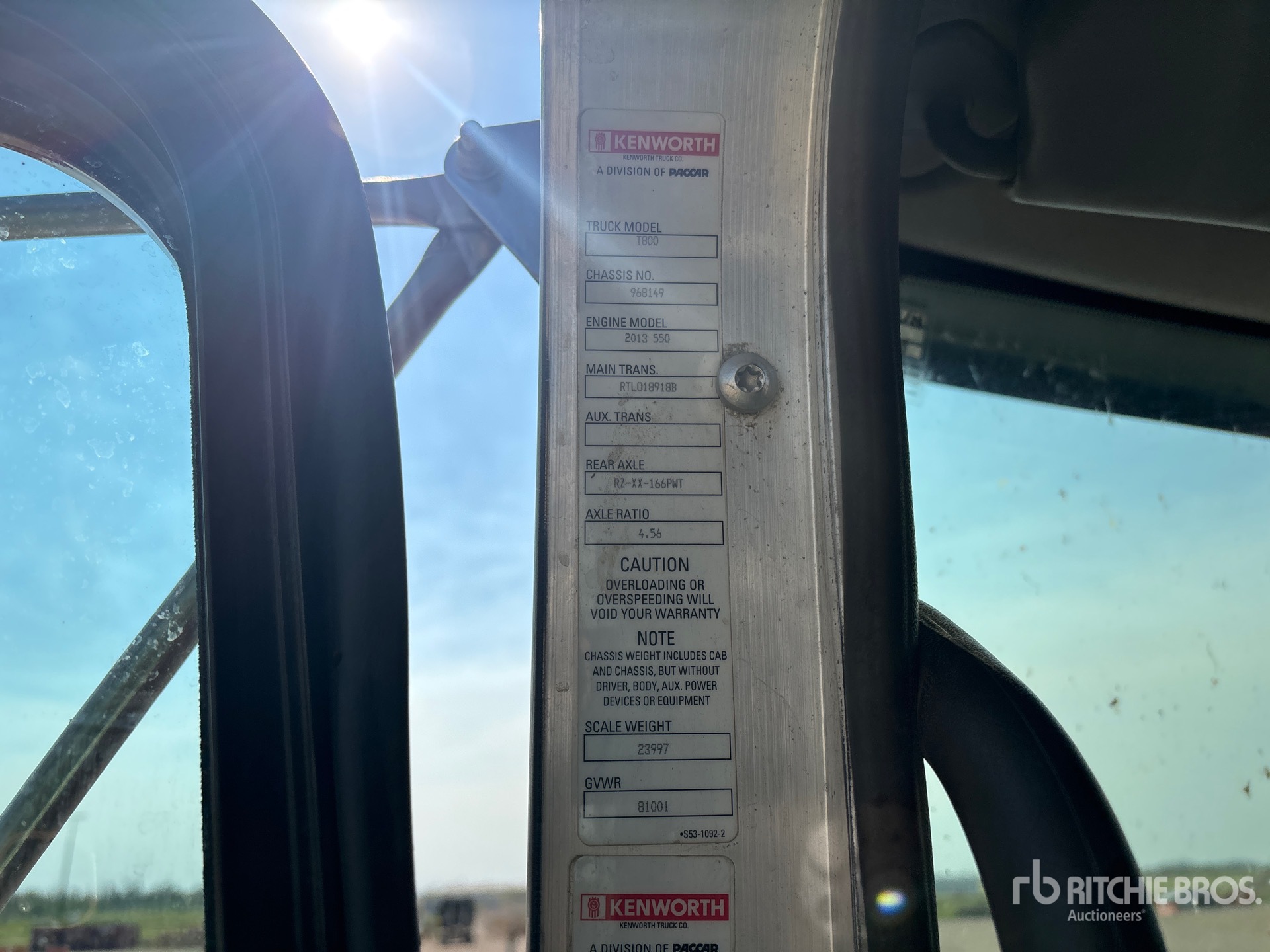 2014 Kenworth T800