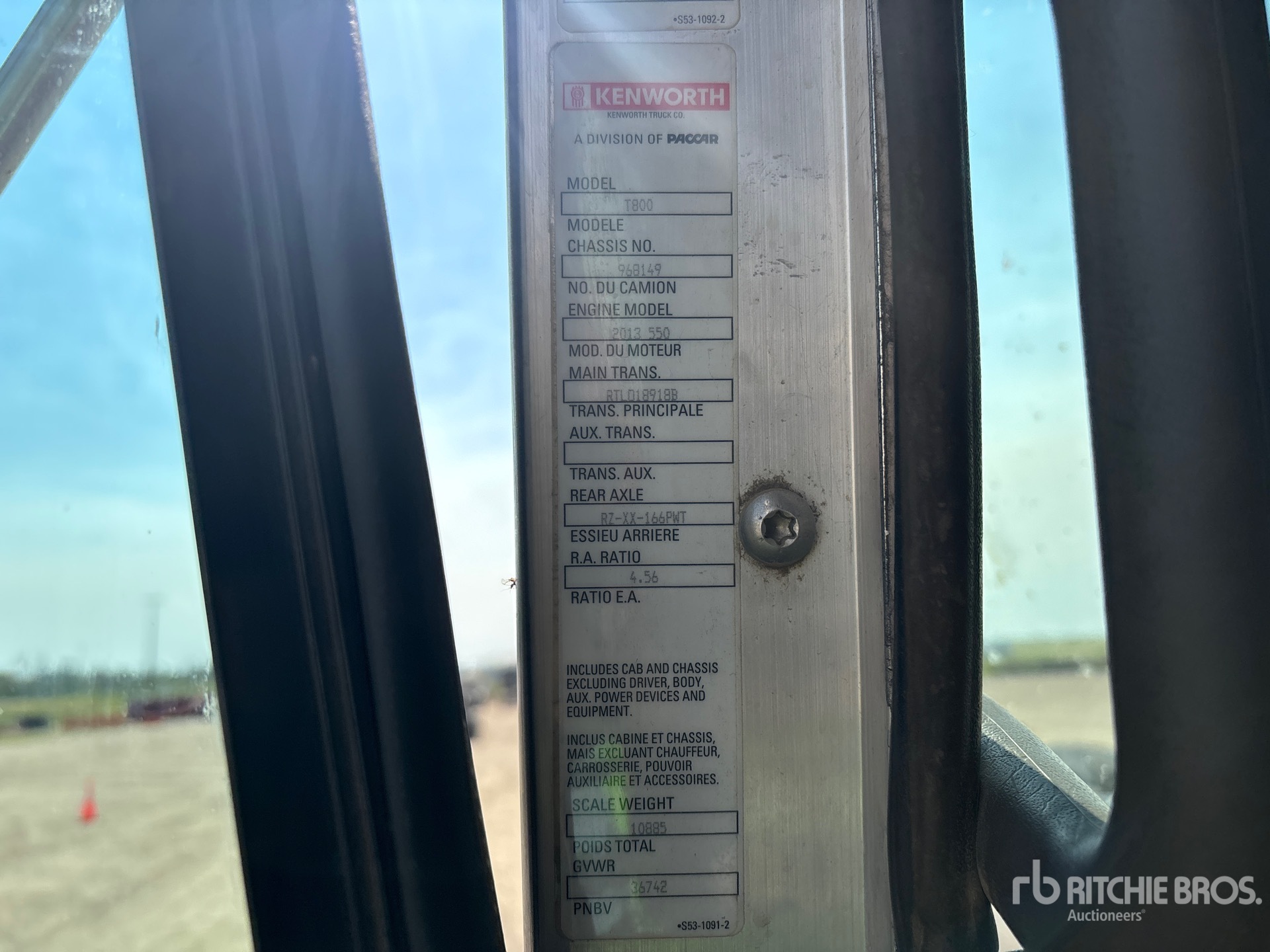 2014 Kenworth T800