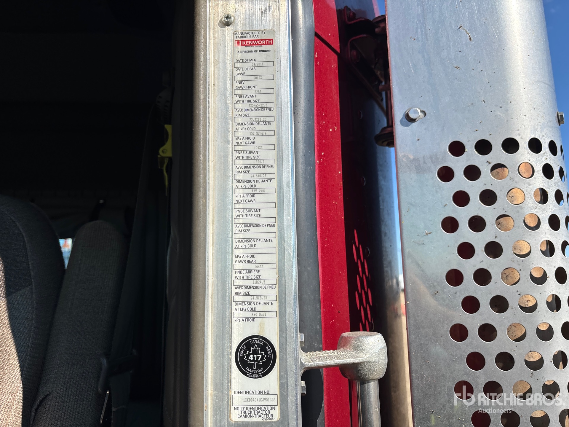 2012 Kenworth T800