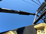 Crane Superstructure with Boom Stops