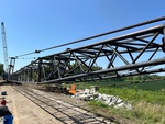 Crane Superstructure with Pendant Line (Boom Tension Line)