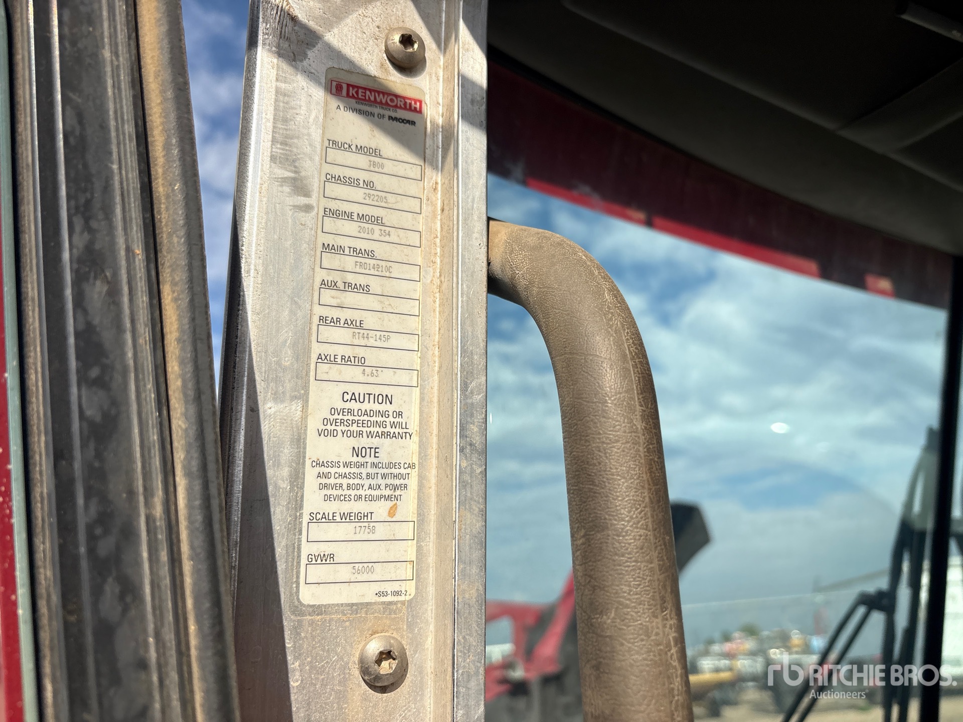 2012 Kenworth T800