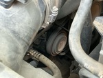 Engine with A/C Compressor