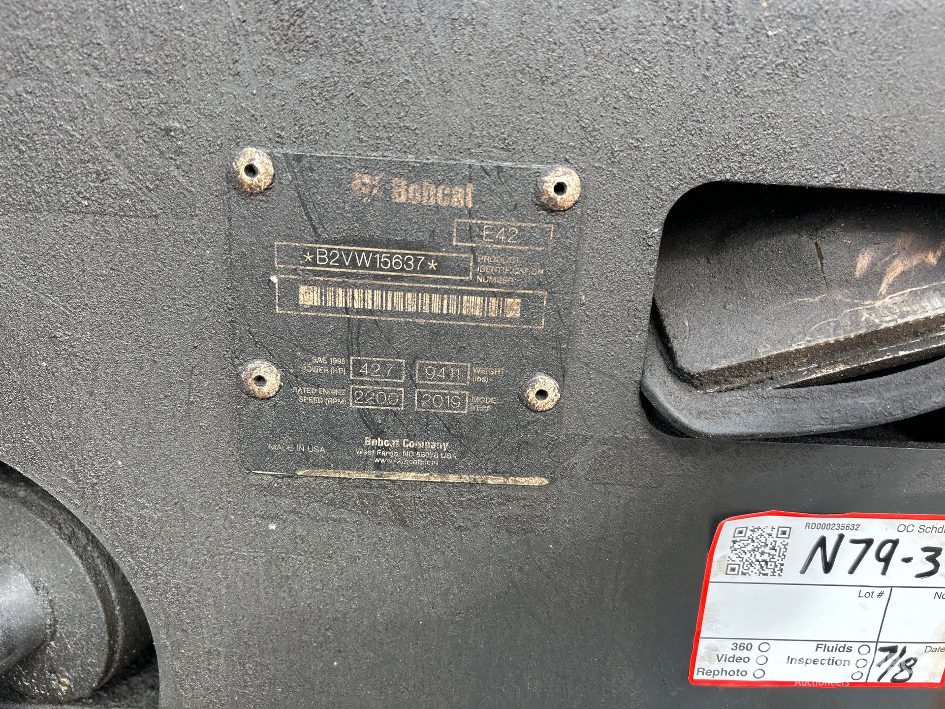 2019 Bobcat E42