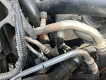 Engine with A/C Compressor