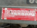 Engine with Emission Label