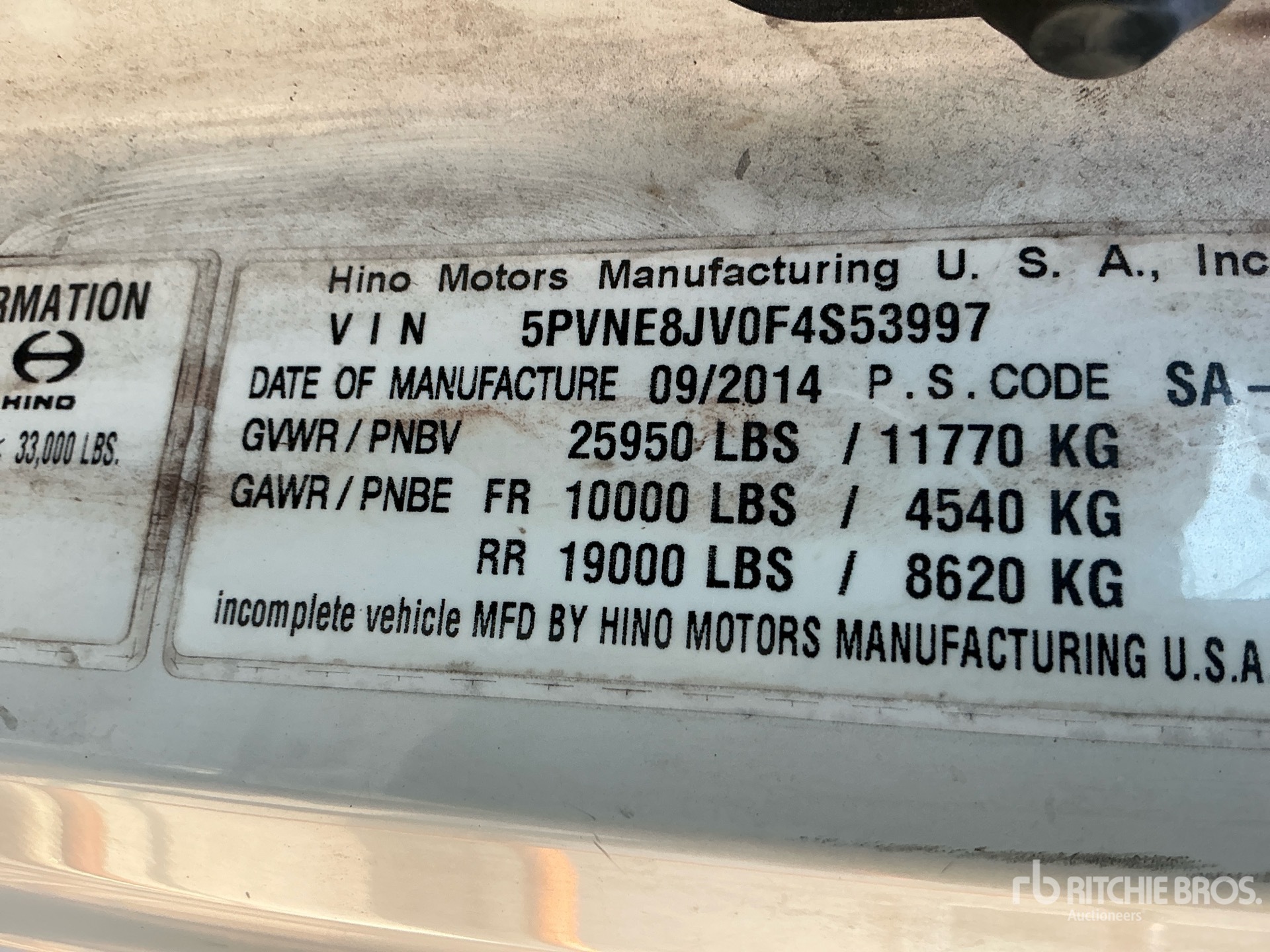 Photo of 2015 Hino 268