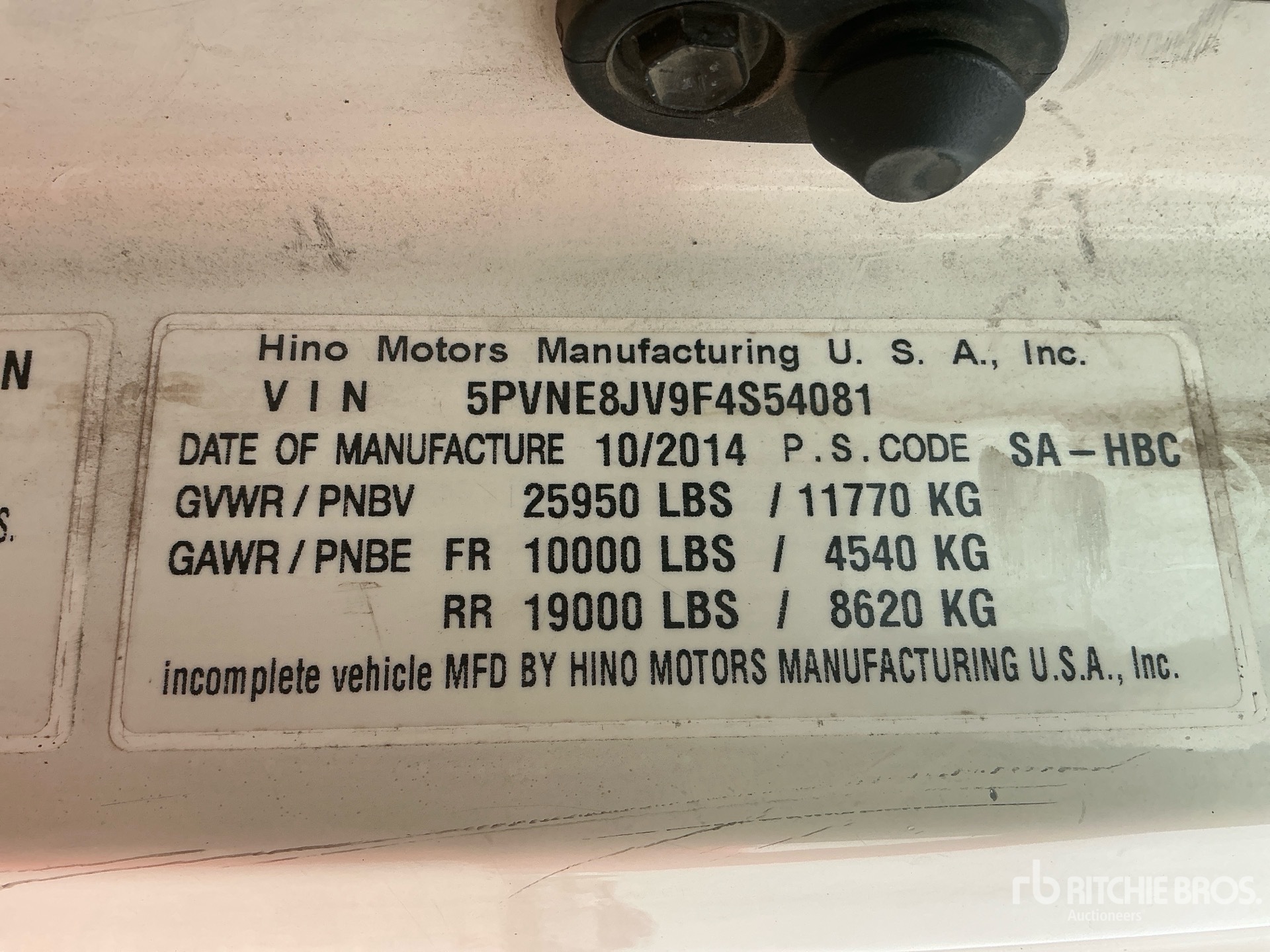 Photo of 2015 Hino 268
