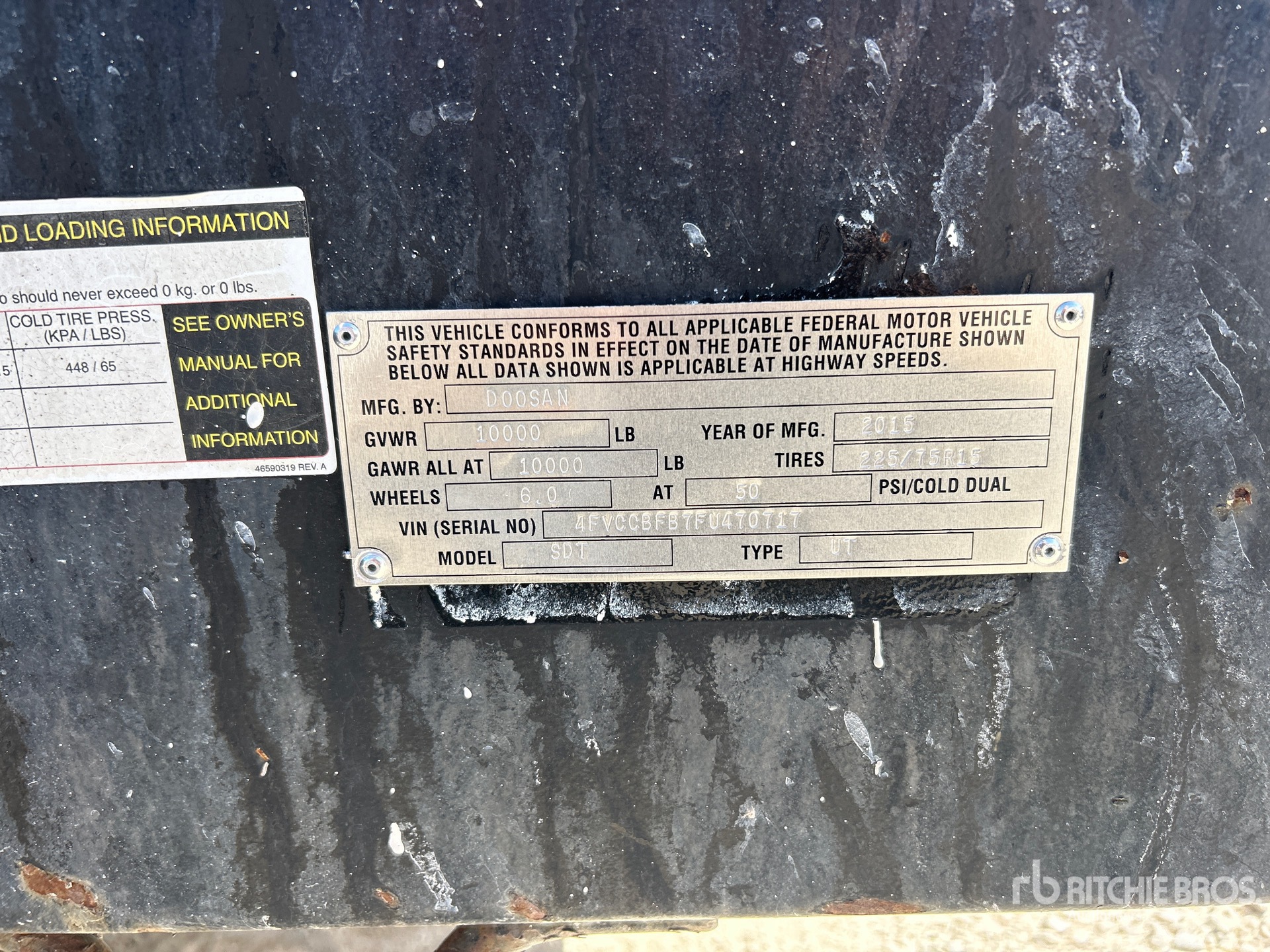 2015 Doosan Portable Power HP750WCU-T4F