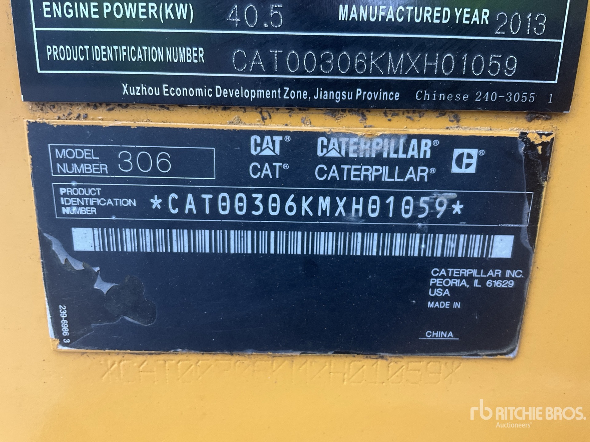 2013 Caterpillar 306