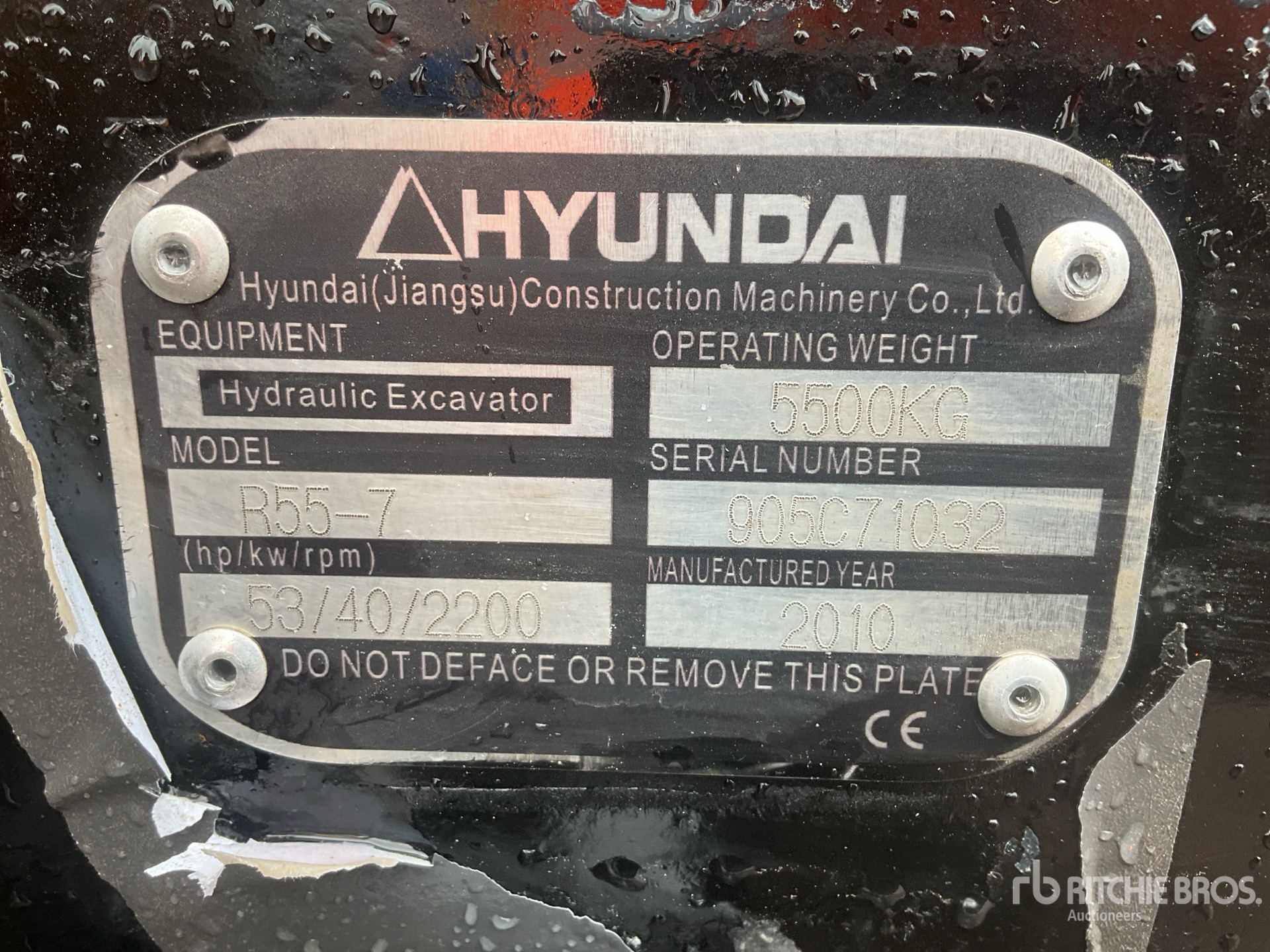 2010 Hyundai R55-7