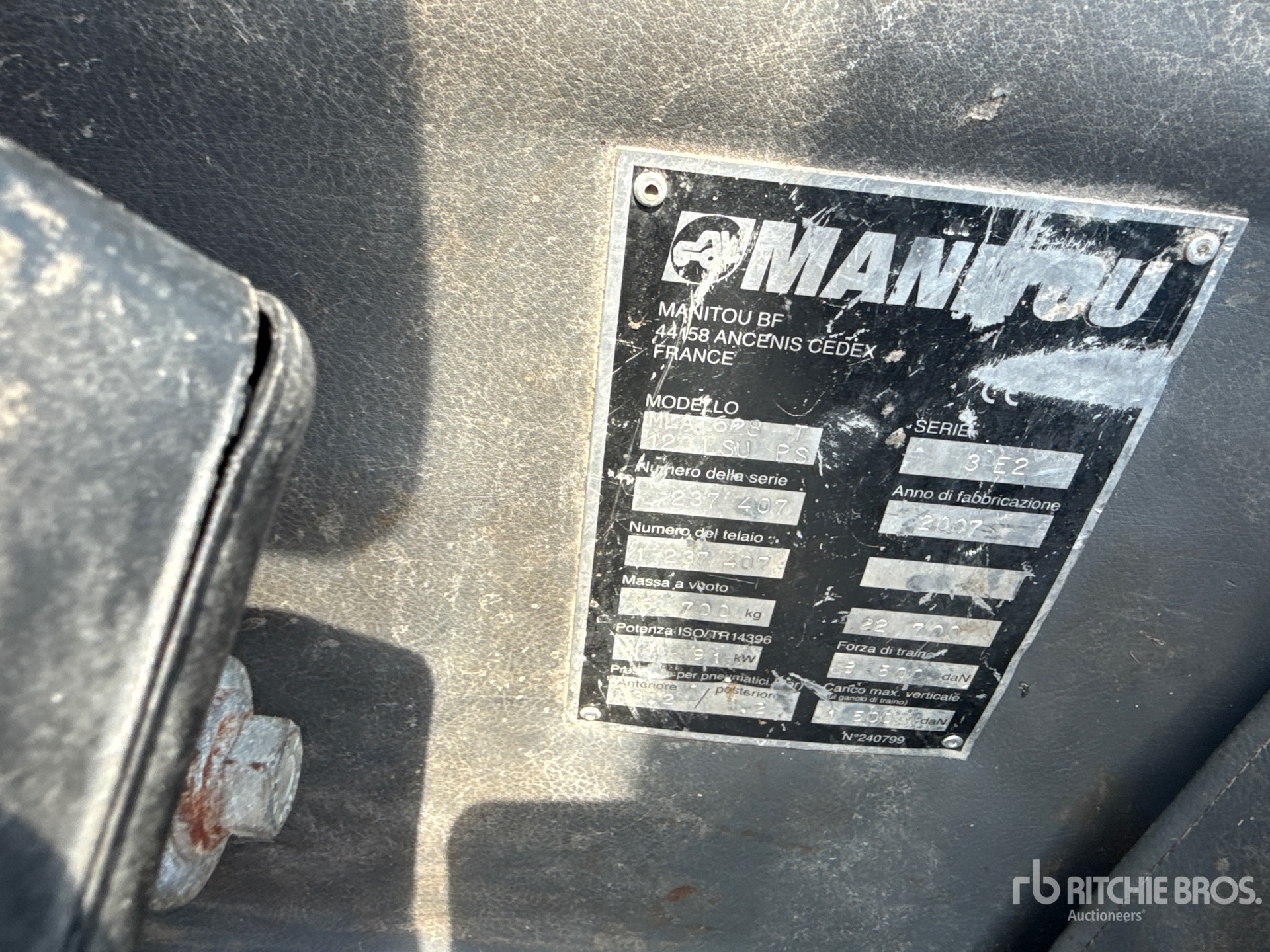 2007 Manitou MLA628-120 LSU