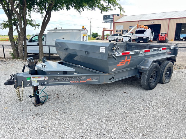 2024 Horizon LZ7BP 12 ft T/A Dump Utility Trailer