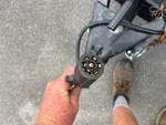 Trailer Chassis with Power Receptacle Functional