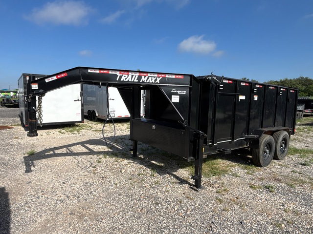 2024 Trail Maxx DTG27-14'4 14 ft T/A Gooseneck Dump Utility Trailer