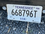 Trailer Chassis with License Plate Light Functional
