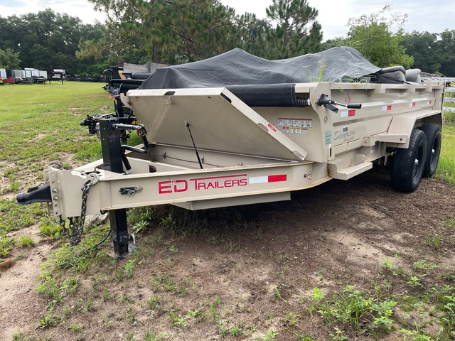 2025 ED GDT83142716S-BP 14 ft T/A Dump Utility Trailer