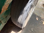 Trailer Chassis with Tire Condition