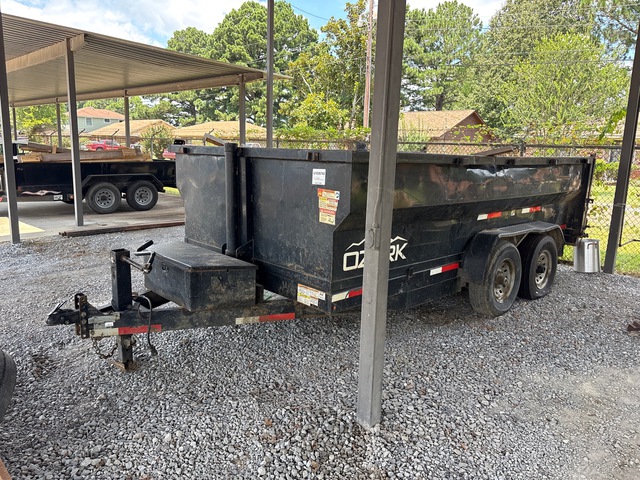 2024 Ozark 14 ft T/A Demolition End Dump Trailer