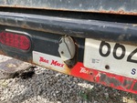 Trailer Chassis with License Plate Light Functional