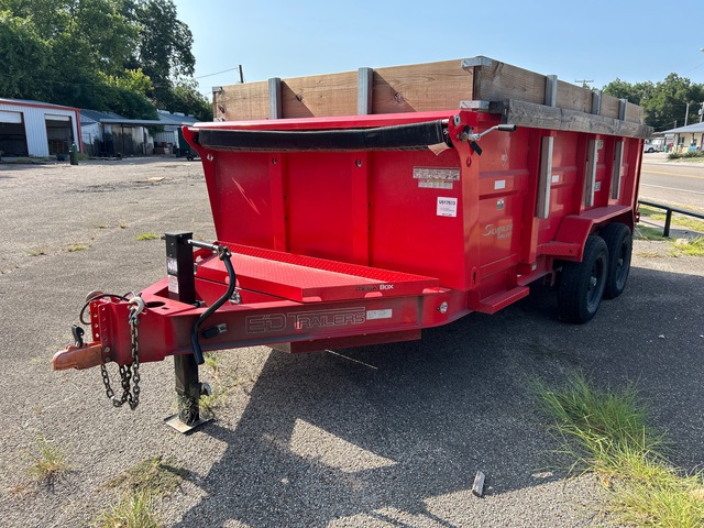 2025 ED Trailers LPT8314273S-BP 14 ft T/A Dump Utility Trailer