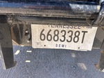 Trailer Chassis with License Plate Light Functional