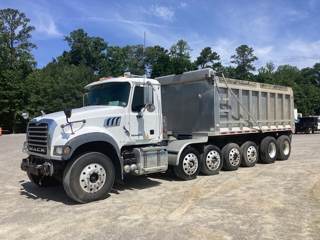 2015 Mack GU713 14x4 Six Axle Dump Truck