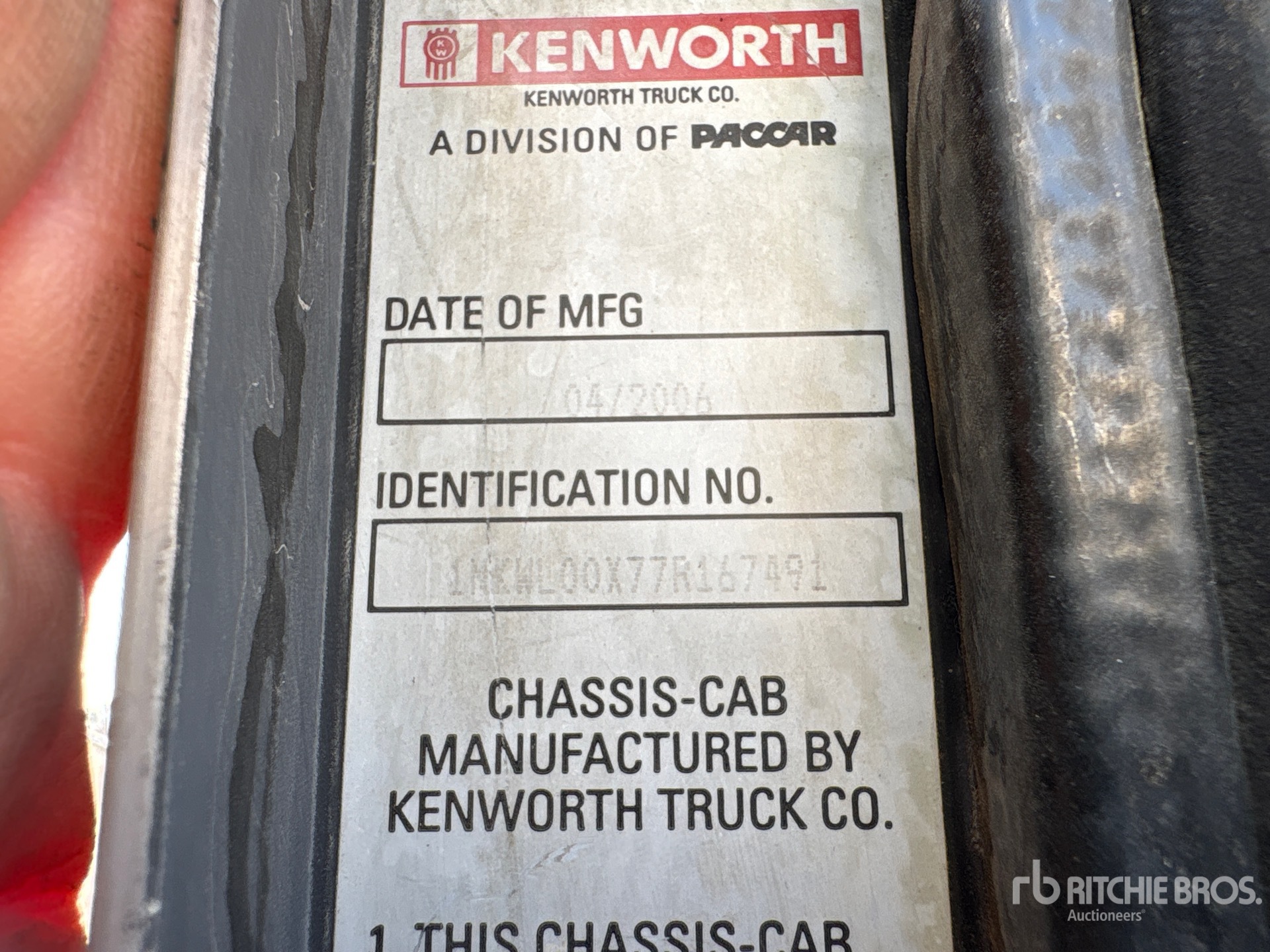 2007 Kenworth W900B