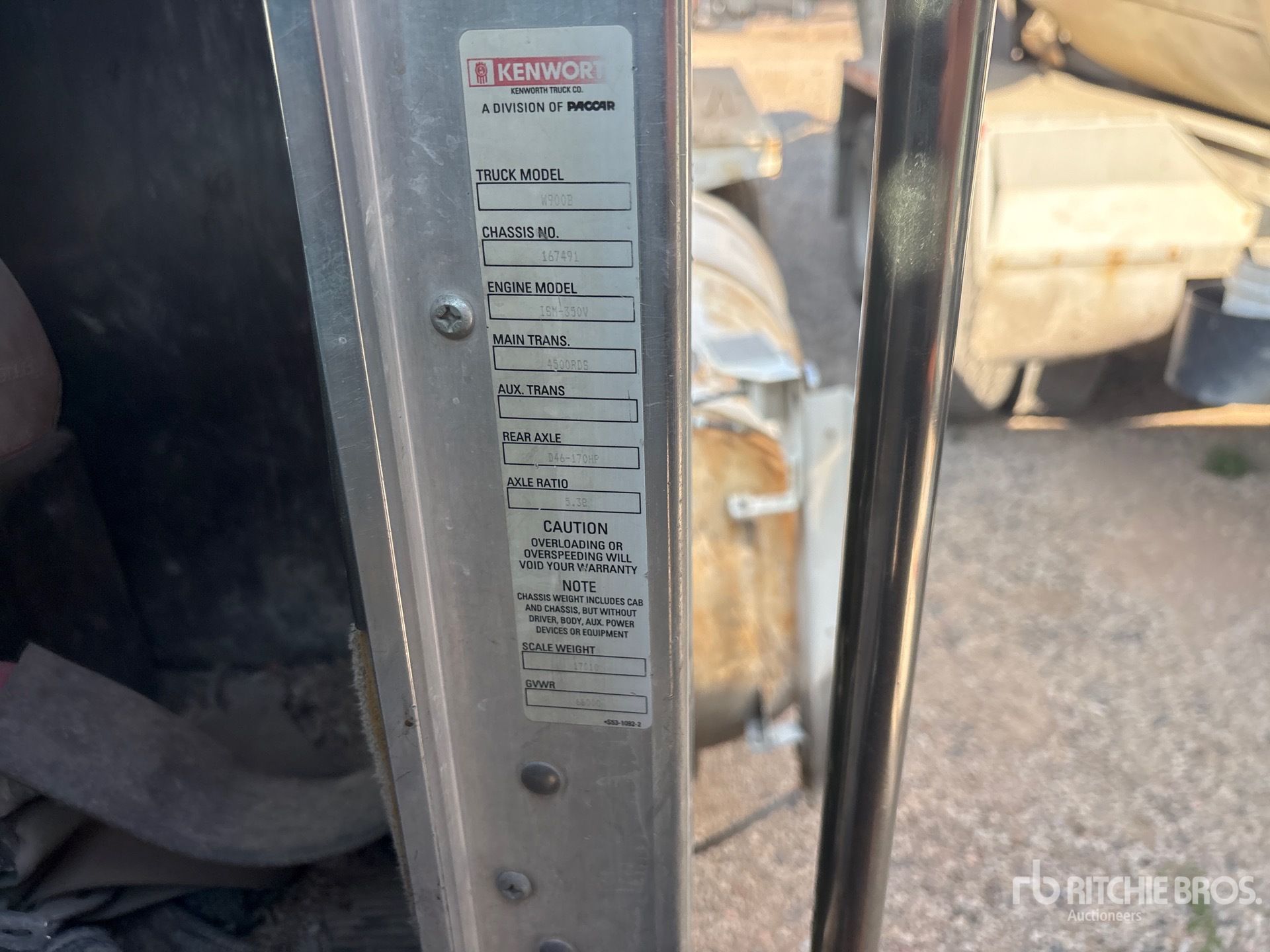2007 Kenworth W900B