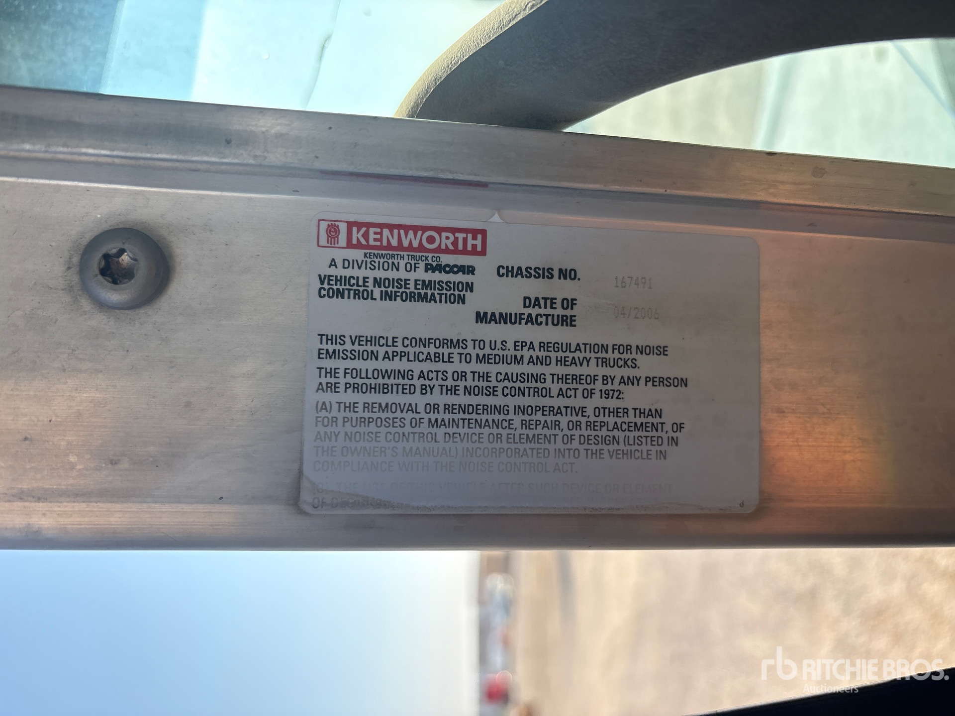 2007 Kenworth W900B