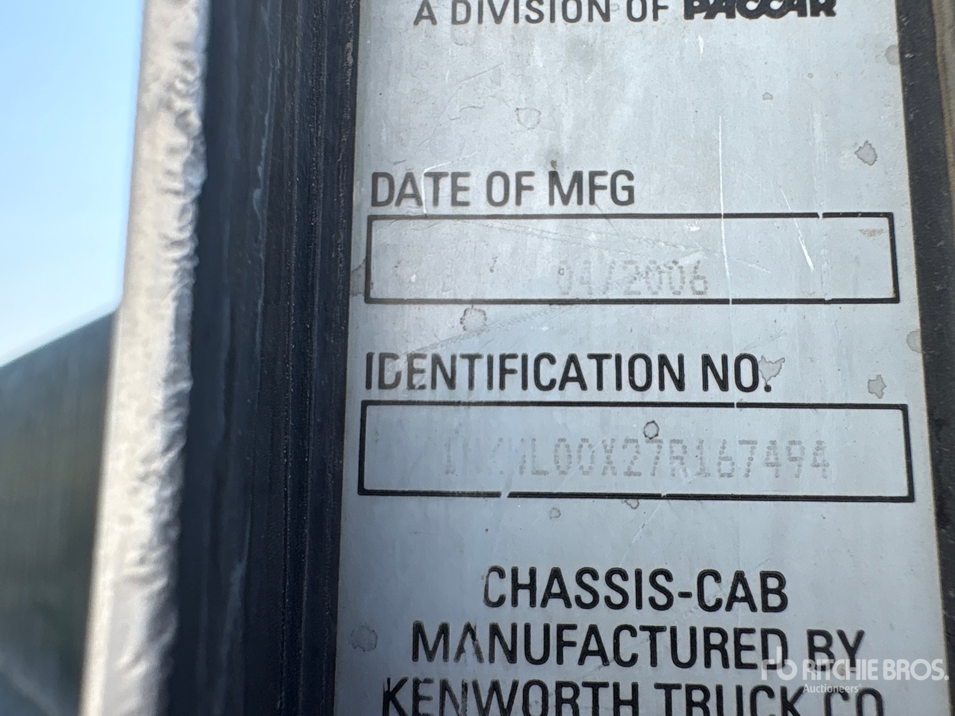 2007 Kenworth W900B