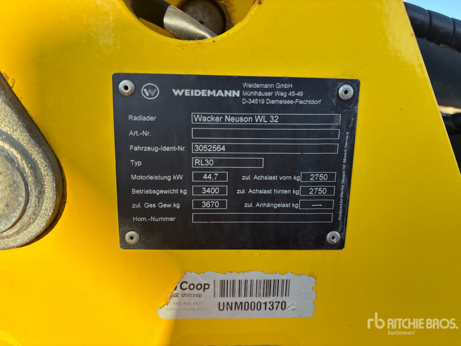 2018 Wacker Neuson WL32