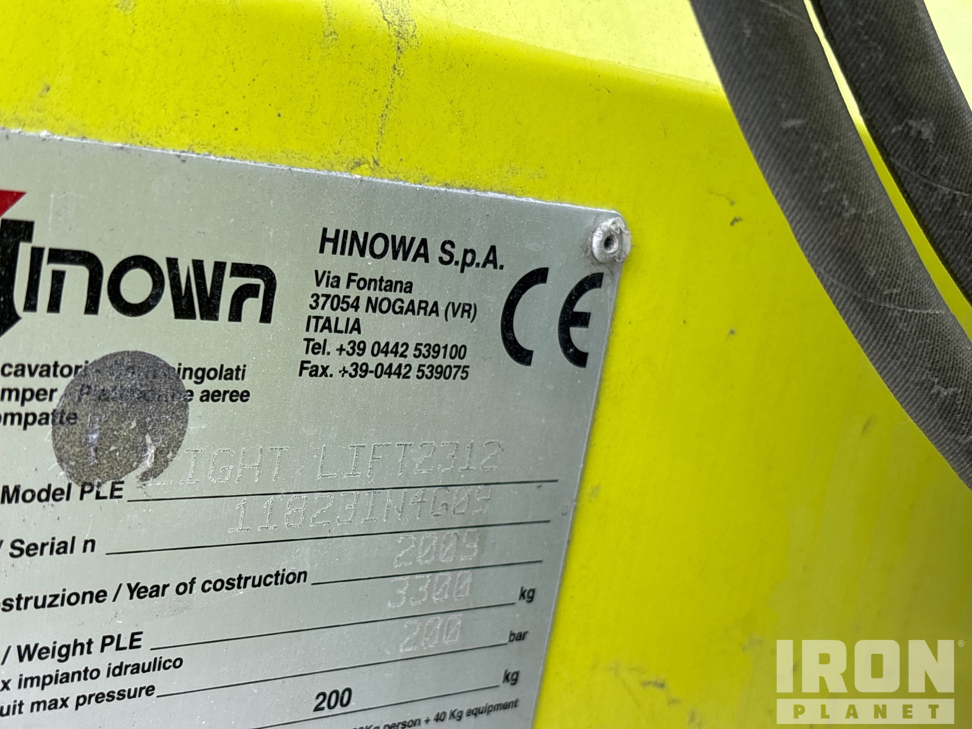 2009 Hinowa LIGHT LIFT 2312
