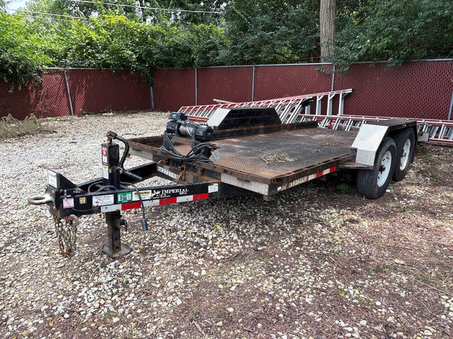 2022 Imperial 16 ft T/A Tilt Deck Trailer