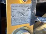 Engine with Emission Label