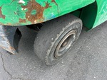 Chassis Lift with Right Rear Tire