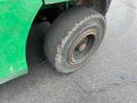 Chassis Lift with Left Rear Tire