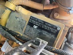 Engine with Emission Label