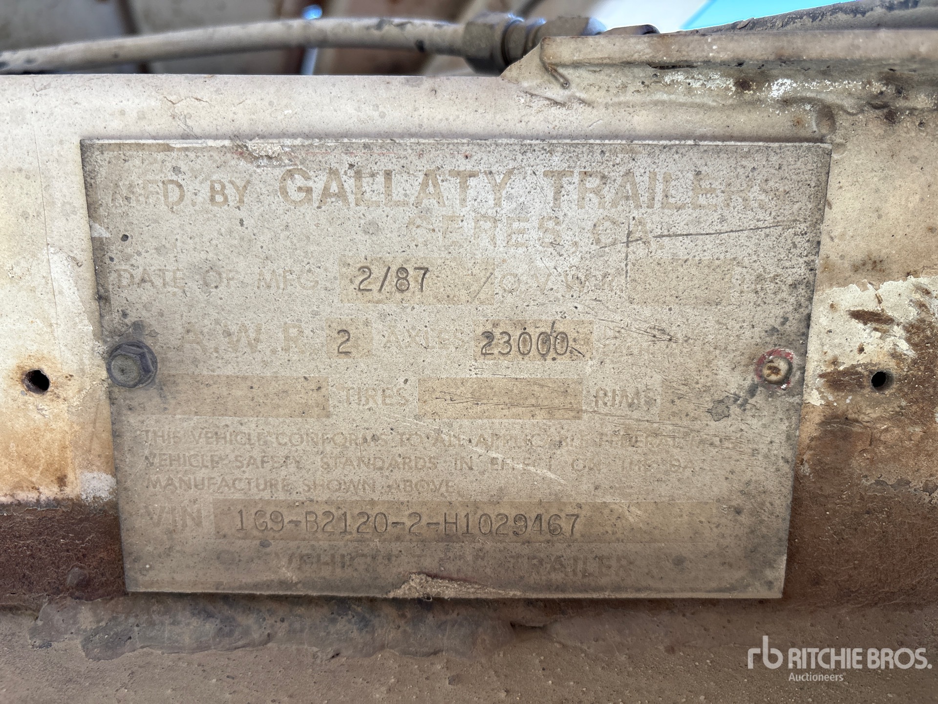 1987 Gallaty 20 ft S/A Lead