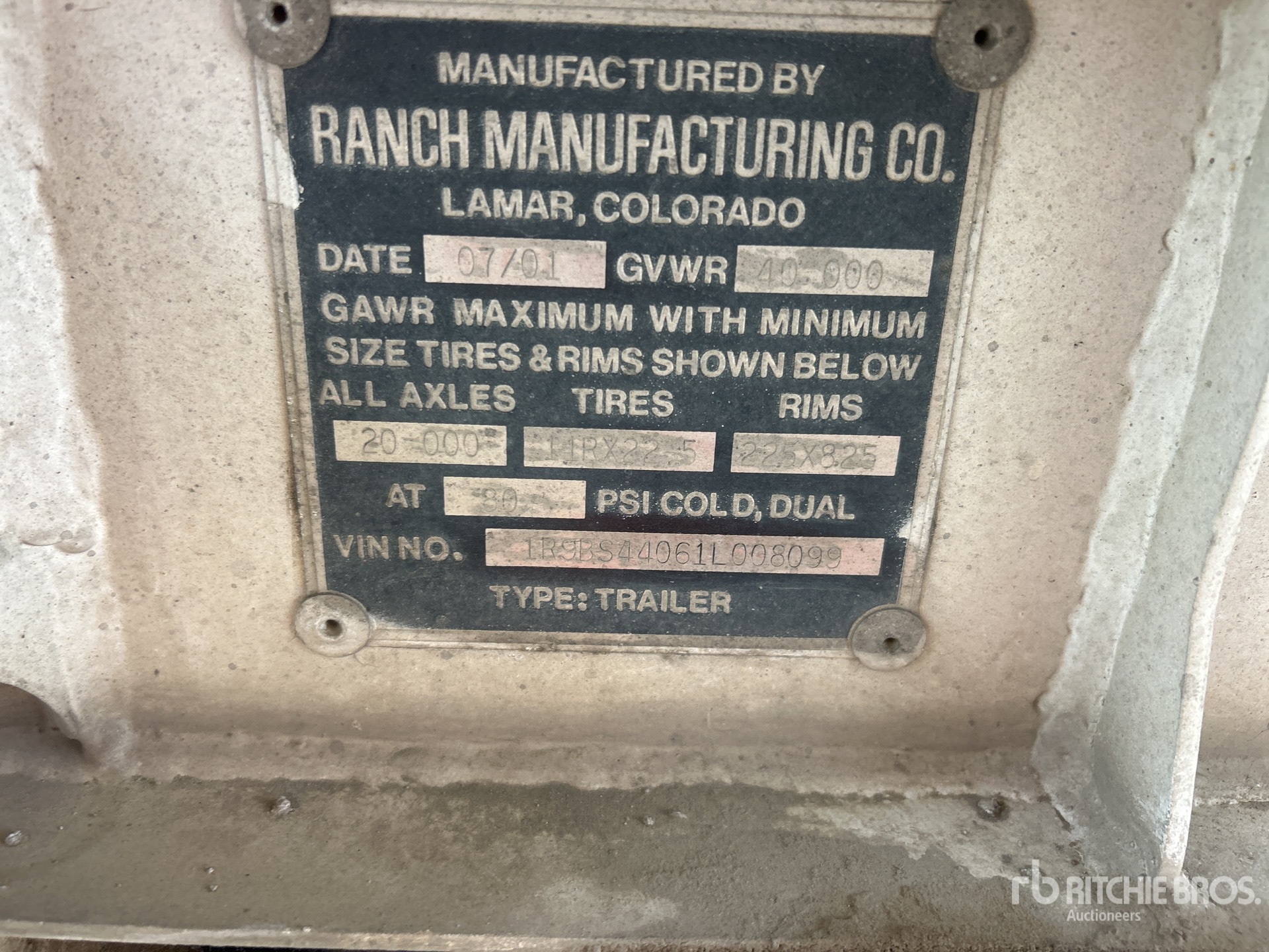 Photo of a 2001 Ranco 20 ft S/A Lead