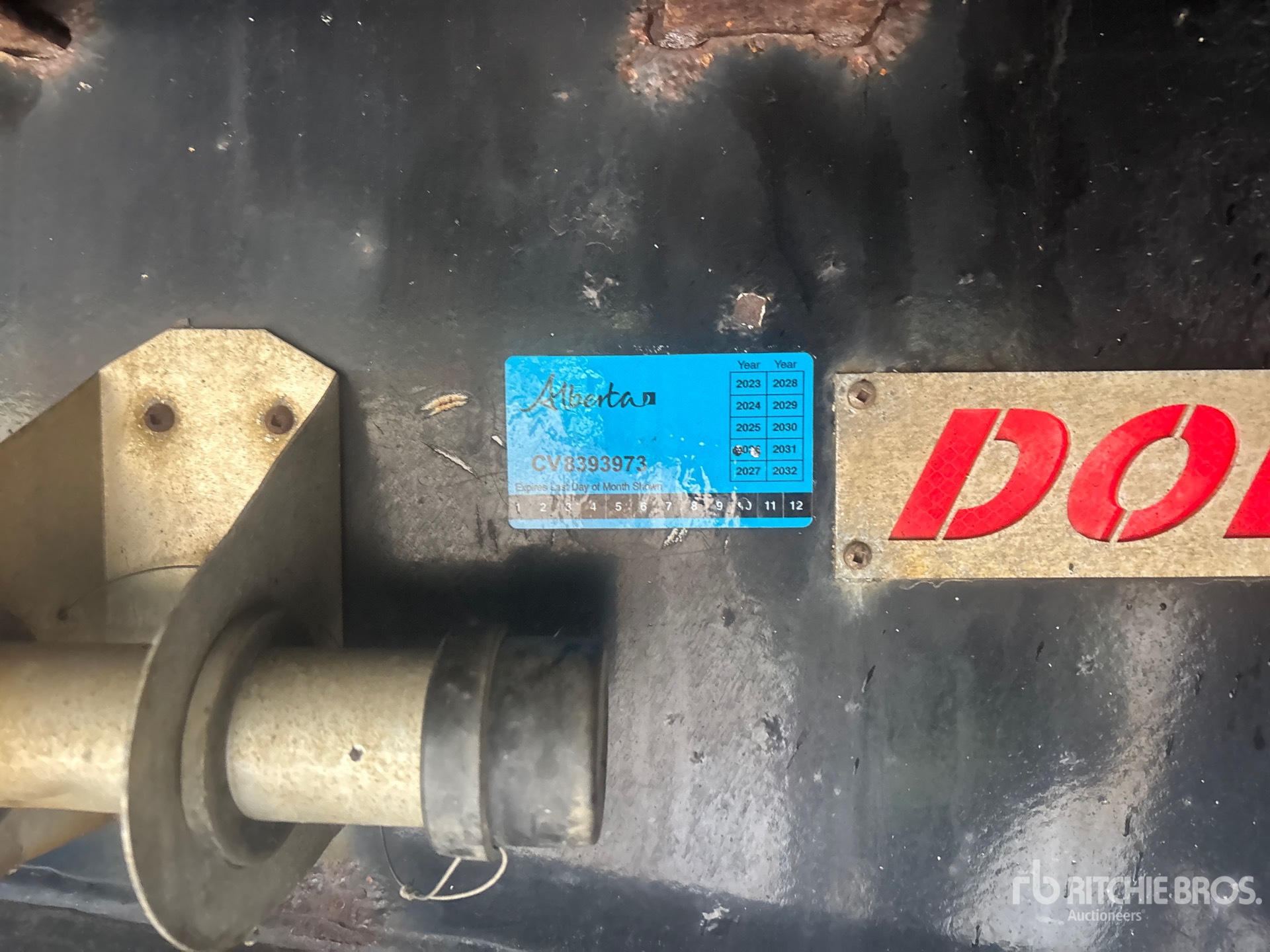 2009 Doepker 42 ft Tri/A Flatbed