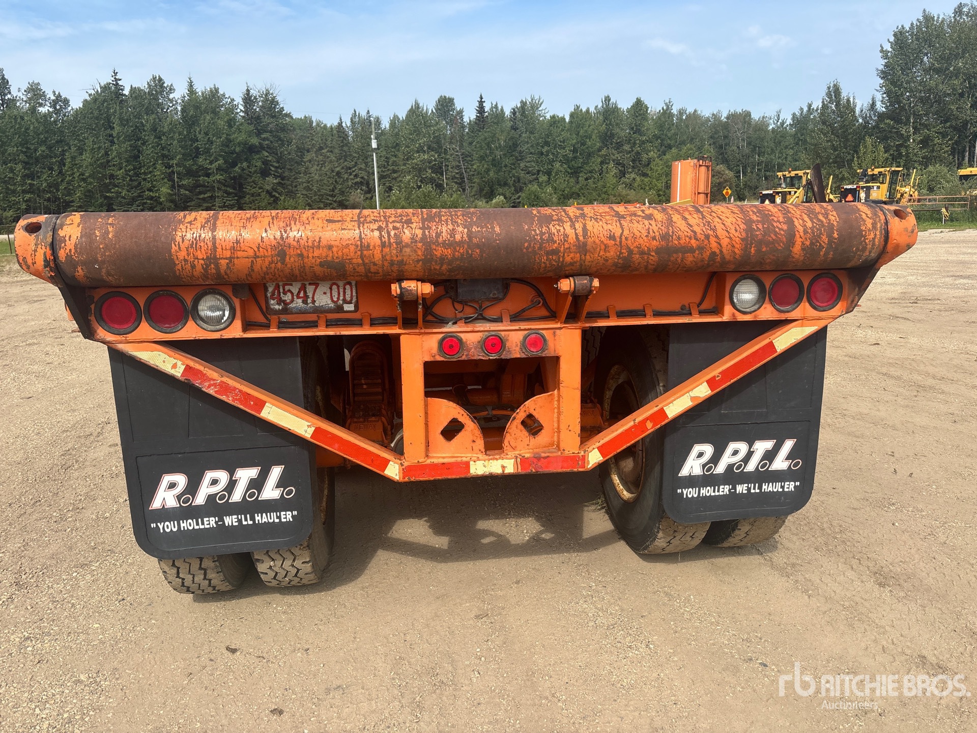 1980 Knight 40 ft T/A Flatbed