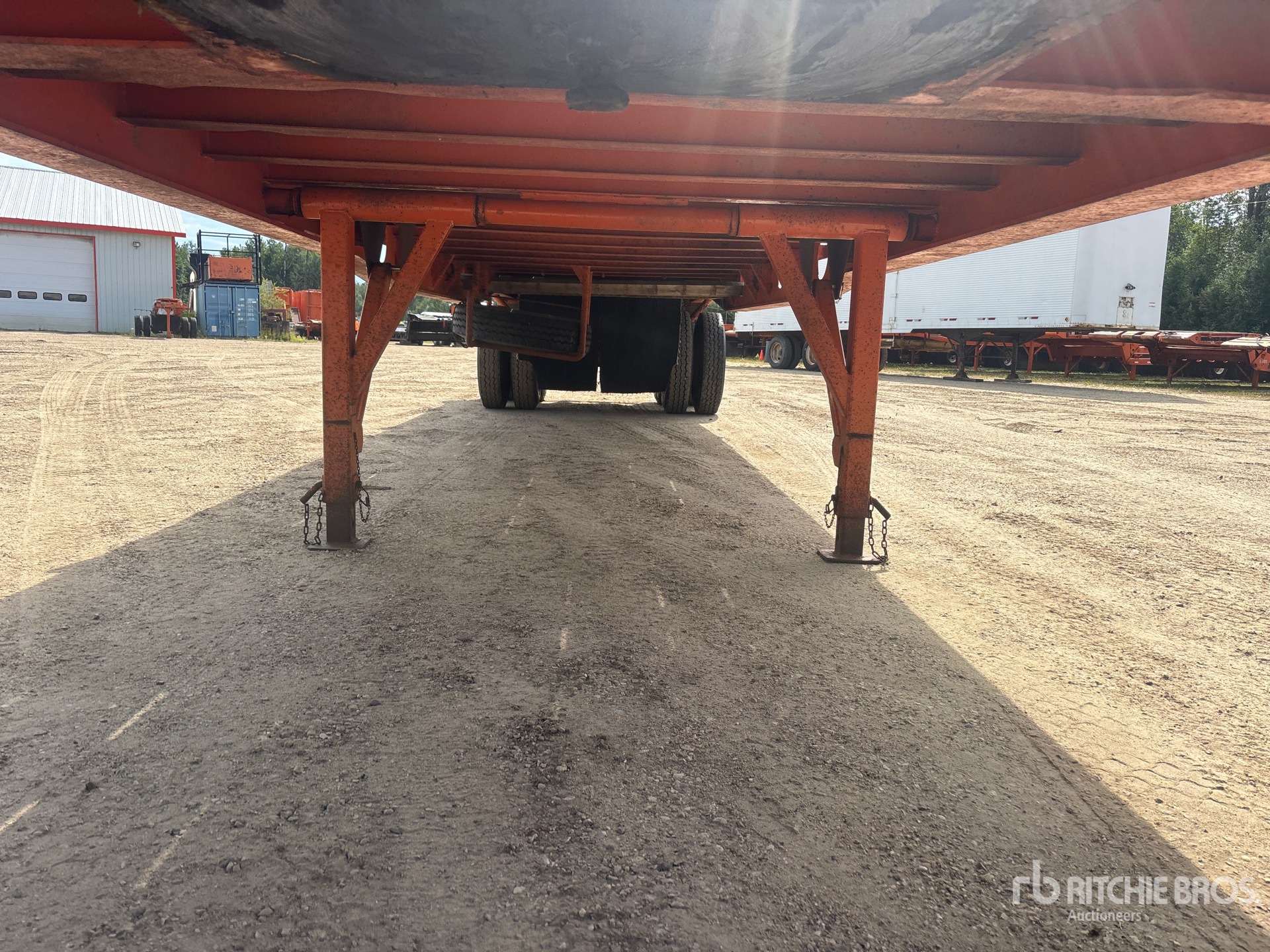 1980 Knight 40 ft T/A Flatbed