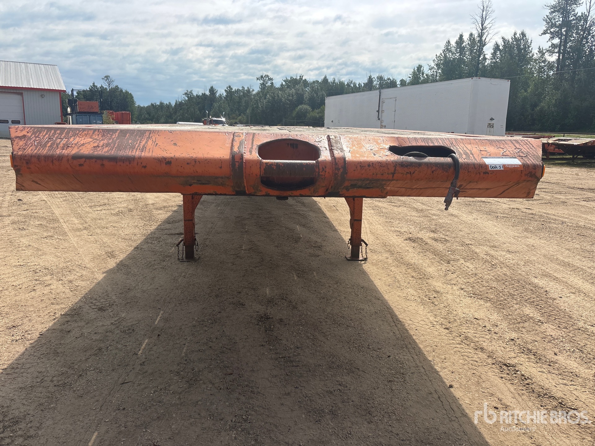 1980 Knight 40 ft T/A Flatbed