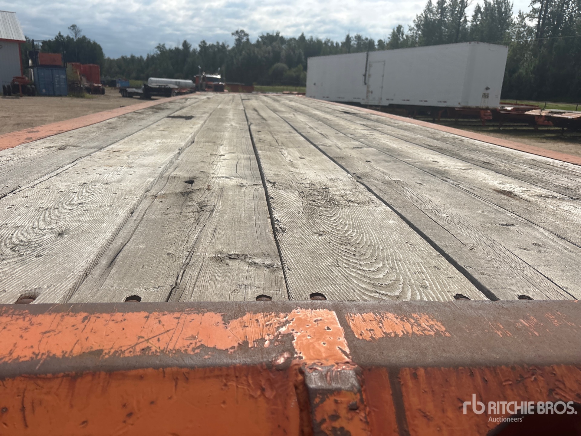 1980 Knight 40 ft T/A Flatbed